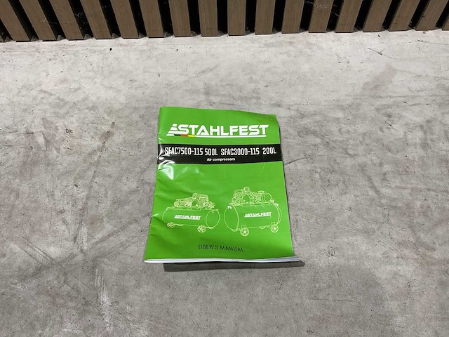 Stahlfest sfac7500-115 500 liter luchtcompressor - afbeelding 55 van  59