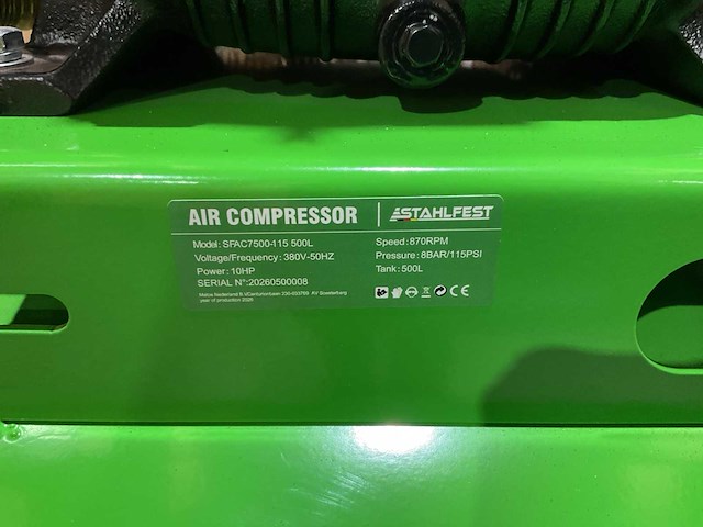 Stahlfest sfac7500-115 500 liter luchtcompressor - afbeelding 19 van  56