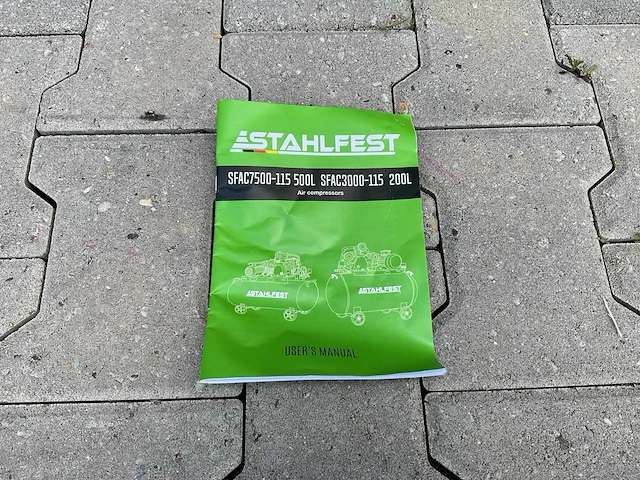 Stahlfest sfac7500-115 500 liter luchtcompressor - afbeelding 14 van  59