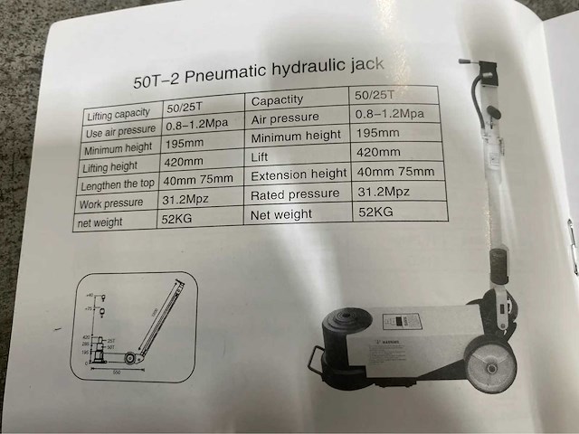 Stahlgruppe - 2026 - hydrolic 50-tons - garagekrik - afbeelding 1 van  10