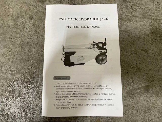 Stahlgruppe - 2026 - hydrolic 50-tons - garagekrik - afbeelding 2 van  10