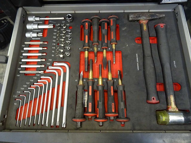 Stahlgruppe - gereedschapswagen met inhoud - afbeelding 6 van  8