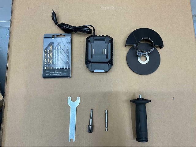 Stahlgruppe - powertool set - schroefmachine - boormachine - slagmoersleutel - haakse slijper - 2 accu’s - afbeelding 6 van  15