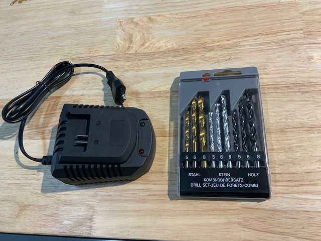 Stahlgruppe - powertool set, schroefmachine, boormachine, slagmoersleutel, haakse slijper, 2 accu’s - afbeelding 11 van  17