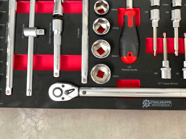 Stahlgruppe - sg24 - 294delig - gereedschapswagen - afbeelding 1 van  10