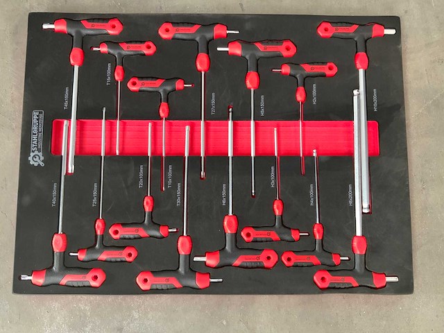 Stahlgruppe - sg24 - 294delig - gereedschapswagen - afbeelding 15 van  19