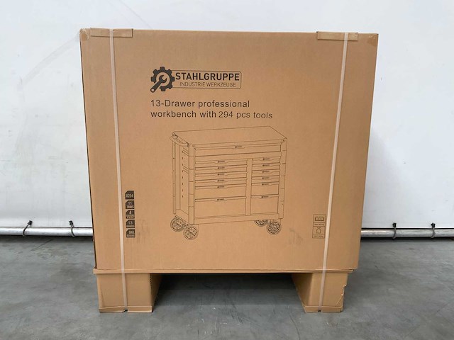 Stahlgruppe - sg24 - 294delig - gereedschapswagen - afbeelding 10 van  17