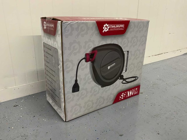 Stahlgruppe - sgkt20m - snoerhaspel 20m verlengkabel - automatisch oprolsysteem - afbeelding 5 van  7