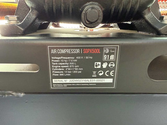 Stahlgruppe - sgpx500l - zuigercompressor - afbeelding 9 van  31