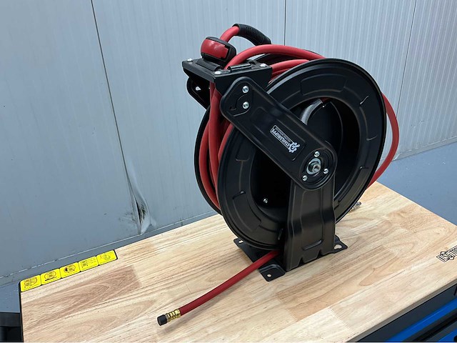 Stahlgruppe - sgst20m - luchthaspel 20 meter staal - 17 bar - 20m slang - afbeelding 4 van  9