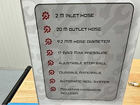 Stahlgruppe - sgst20m - luchthaspel 20 meter staal - 17 bar - 20m slang - afbeelding 3 van  3