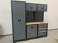 Stahlgruppe - werkbank 198x46x199 cm