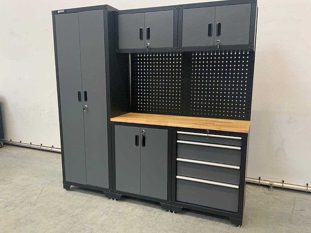 Stahlgruppe - werkbank 198x46x199 cm - afbeelding 12 van  18