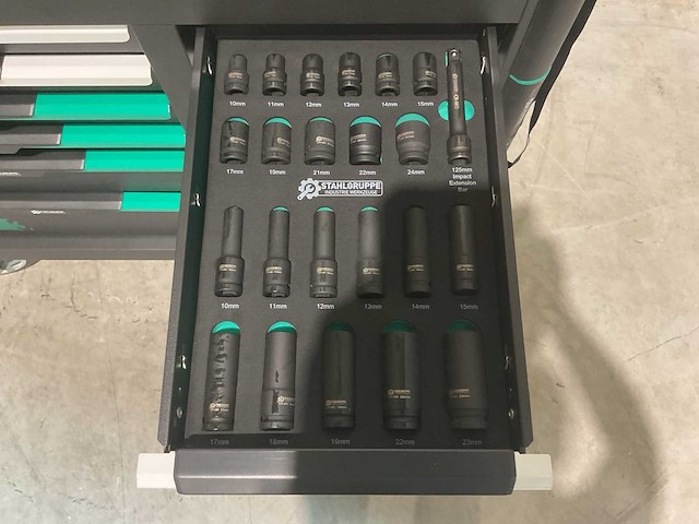Stahlgruppe 13 laden met 294 pcs sg23 gereedschapswagen - afbeelding 2 van  23