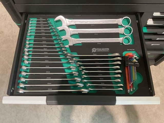 Stahlgruppe 13 laden met 294 pcs sg23 gereedschapswagen - afbeelding 7 van  23