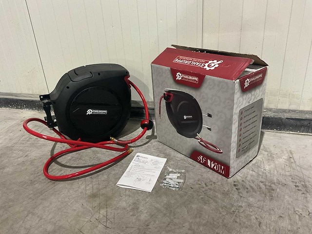 Stahlgruppe 20m luchtslanghaspel - afbeelding 1 van  7