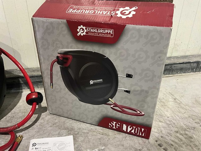 Stahlgruppe 20m luchtslanghaspel - afbeelding 4 van  7