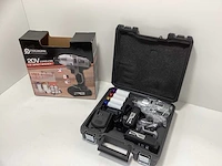 Stahlgruppe 20v accu slagmoersleutel - incl. 2x 20v accu + acculader + krachtdoppen in koffer - afbeelding 2 van  10