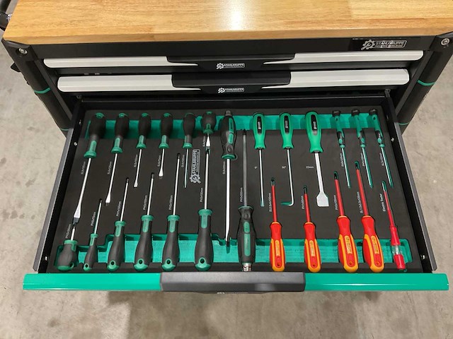 Stahlgruppe 7 laden met 307 pcs sg36 nl181477240227 werkbank - afbeelding 5 van  18