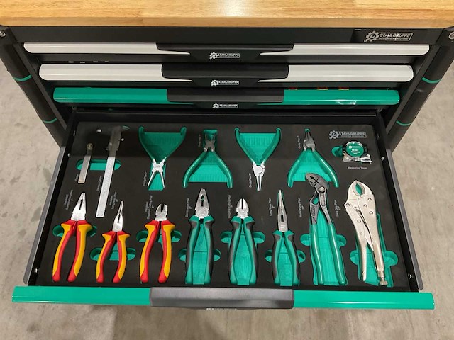 Stahlgruppe 7 laden met 307 pcs sg36 nl181477240227 werkbank - afbeelding 6 van  17