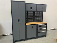 Stahlgruppe gc-01 werkbank met kasten en opbergruimte - afbeelding 1 van  12
