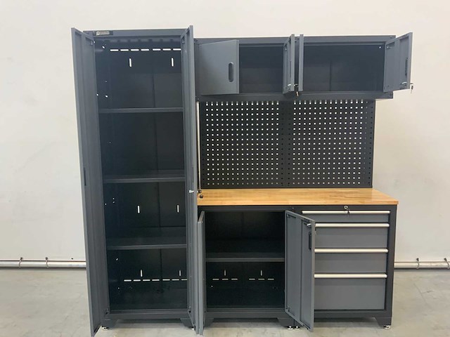 Stahlgruppe gc-01 werkbank met kasten en opbergruimte - afbeelding 9 van  12
