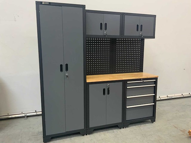 Stahlgruppe gc-01 werkbank met kasten en opbergruimte - afbeelding 1 van  12