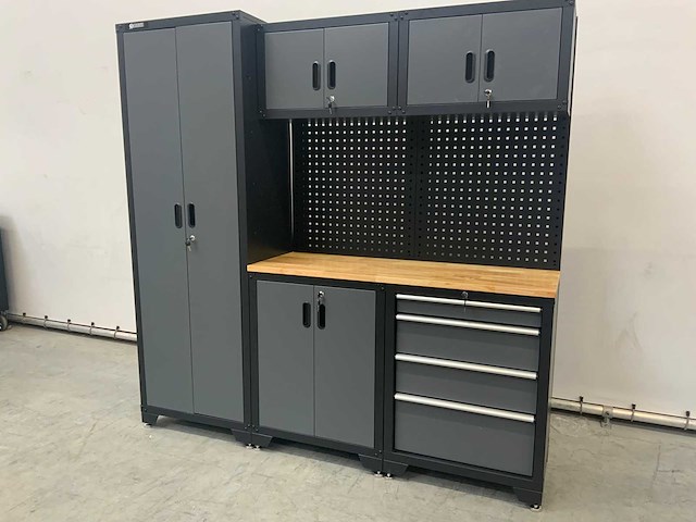 Stahlgruppe gc-01 werkbank met kasten en opbergruimte - afbeelding 3 van  4