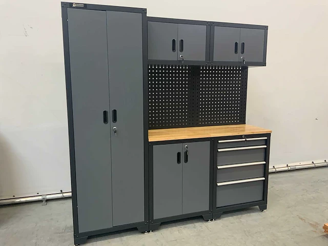 Stahlgruppe gc-01 werkbank met kasten en opbergruimte - afbeelding 1 van  13