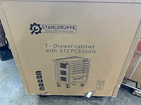 Stahlgruppe gereedschapswagen 7 laden - 212 pcs gereedschap - afbeelding 9 van  17
