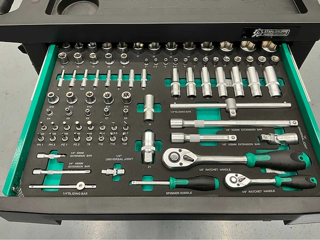 Stahlgruppe gereedschapswagen 7 laden - 212 pcs gereedschap - afbeelding 15 van  18
