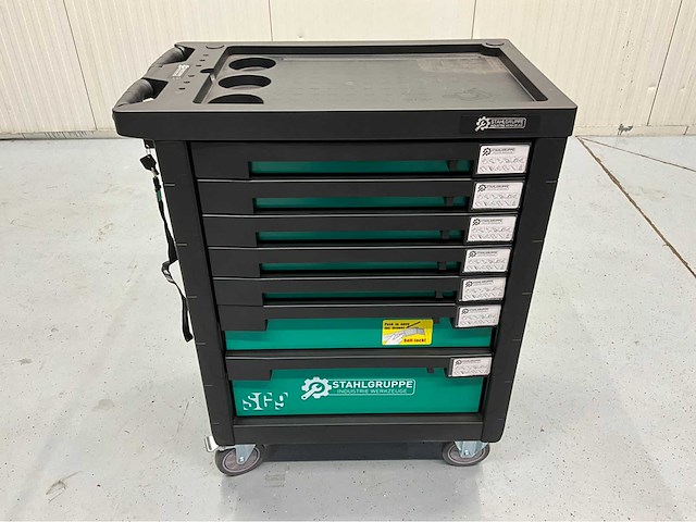 Stahlgruppe gereedschapswagen 7 laden, 212 pcs gereedschap - afbeelding 14 van  18