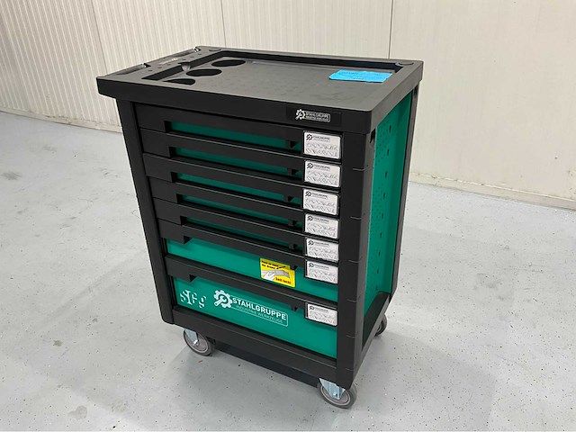 Stahlgruppe gereedschapswagen 7 laden, 212 pcs gereedschap - afbeelding 2 van  18
