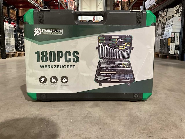 Stahlgruppe gs-b5180m 180 stuks handgereedschap set - afbeelding 1 van  10