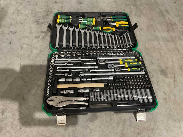 Stahlgruppe gs-b5180m 180 stuks handgereedschap set - afbeelding 1 van  3