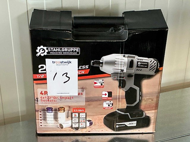 Stahlgruppe max20v slagmoersleutel - afbeelding 1 van  4