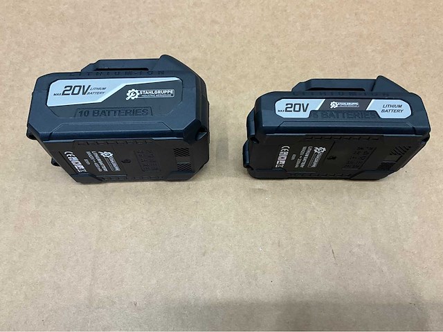 Stahlgruppe powertool set - schroefmachine - boormachine - slagmoersleutel - haakse slijper - 2 accu’s - afbeelding 12 van  14