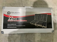Stahlgruppe set 22 stuks steek en ringsleutel set - afbeelding 8 van  8