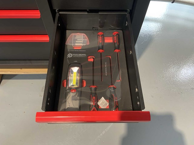 Stahlgruppe sg11 gereedschapswagen 11 laden 269 pcs gereedschap - afbeelding 7 van  17
