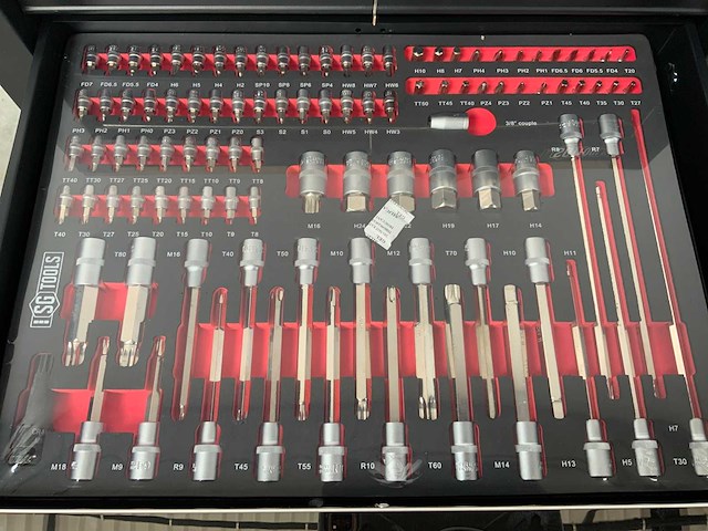 Stahlgruppe sg11 gereedschapswagen 258 delig - afbeelding 2 van  6