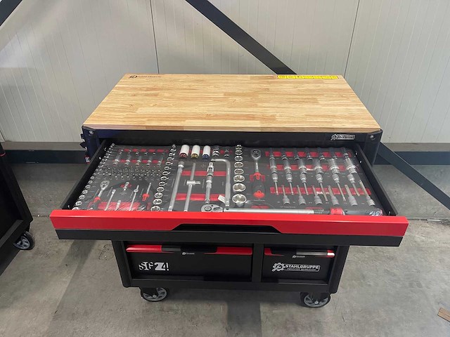Stahlgruppe sg24 - gereedschapswagen - inclusief gereedschap - afbeelding 16 van  18