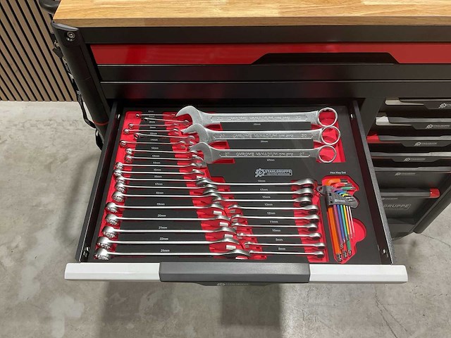 Stahlgruppe sg24 rood gereedschapswagen - afbeelding 22 van  74