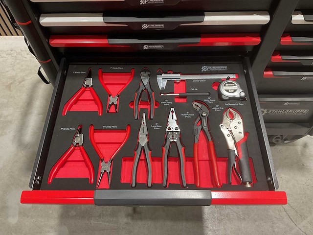 Stahlgruppe sg24 rood gereedschapswagen - afbeelding 55 van  72