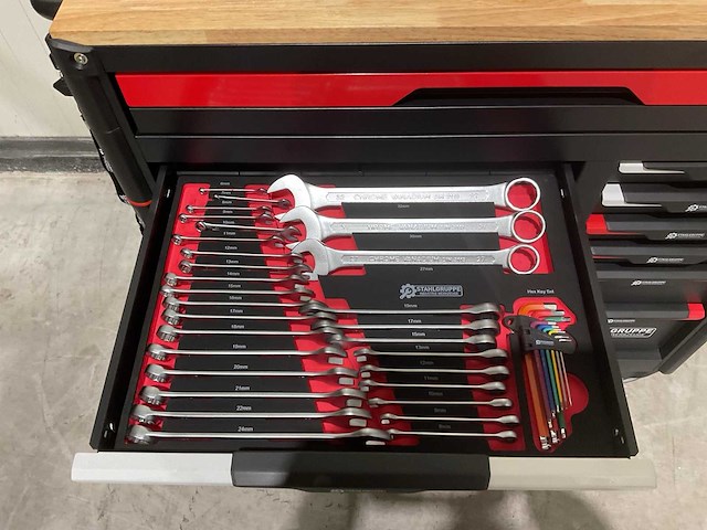 Stahlgruppe sg24 rood gereedschapswagen - afbeelding 16 van  63