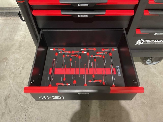 Stahlgruppe sg24 rood gereedschapswagen - afbeelding 19 van  63