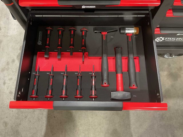 Stahlgruppe sg24 rood gereedschapswagen - afbeelding 45 van  63