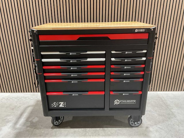Stahlgruppe sg24 rood gereedschapswagen - afbeelding 1 van  69