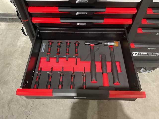 Stahlgruppe sg24 rood gereedschapswagen - afbeelding 21 van  69