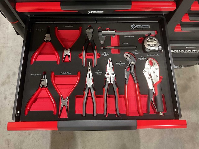 Stahlgruppe sg24 rood gereedschapswagen - afbeelding 2 van  25