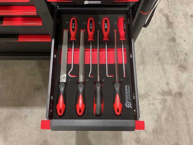 Stahlgruppe sg24 rood gereedschapswagen - afbeelding 8 van  27